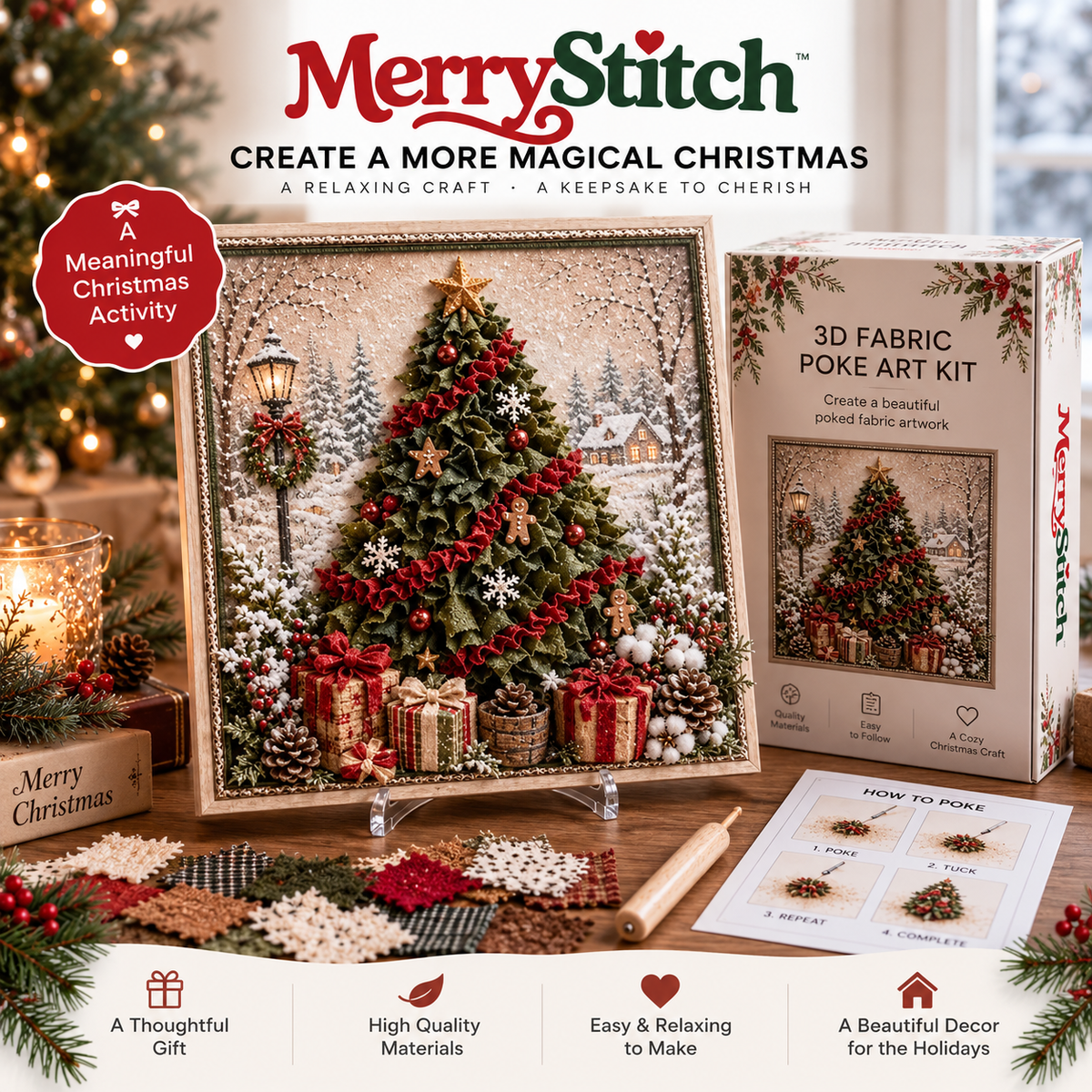 Marinch™ 3D Christmas Art Kit