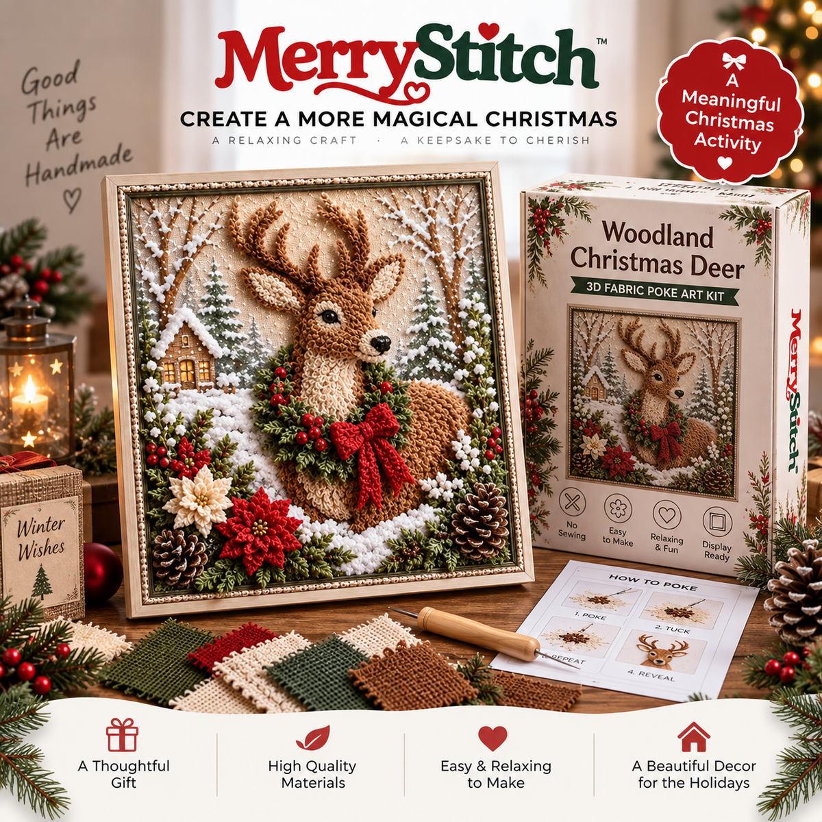 Marinch™ 3D Christmas Art Kit